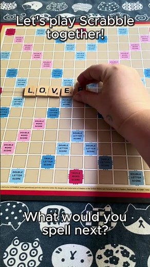 Play Scrabble with me! What's your next word? 🤨