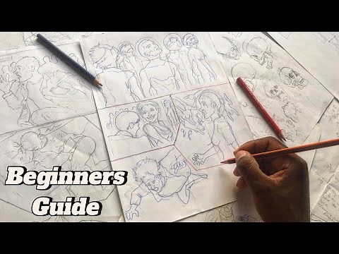 How to Draw a Full Comic Page for beginners Step by Step Simple Technique| Comic Books