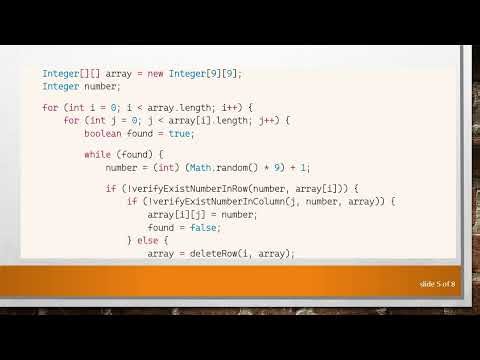 How to Verify Number Existence in Rows and Columns of a Bidimensional Array in Java
