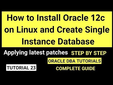 How to Install oracle 12c database on Linux step by step || Apply latest patches 12c