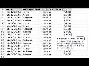📊 How to Create a Pivot Table in Excel ✨ Easy Step-by-Step Guide #trending #shorts