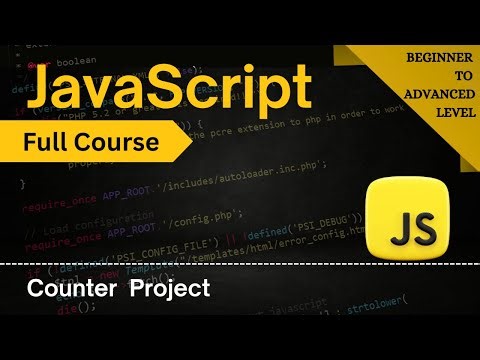 JavaScript Counter | 5 Buttons Working Project (Start, Reset, ...) | JavaScript Full Course 2025