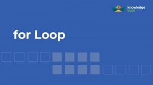 for Loop