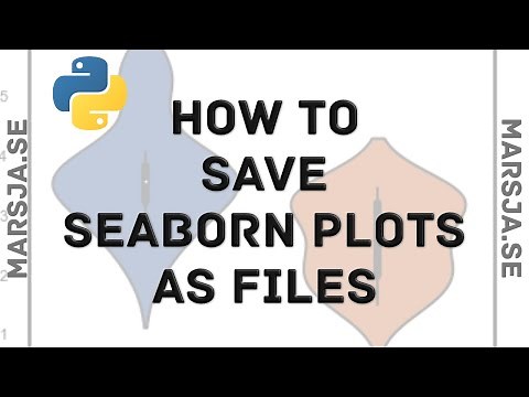 How to Save Seaborn Plots as Files (PNG, PDF, EPS, SVG, & TIFF) - Python Data Visualization Tutorial