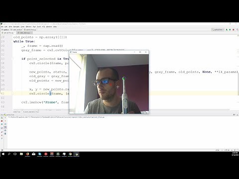 Optical Flow with Lucas-Kanade method - OpenCV 3.4 with python 3 Tutorial 31