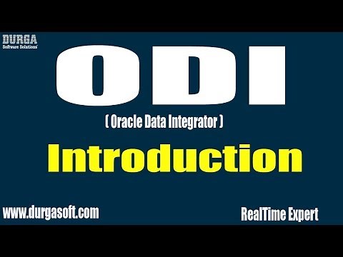 Oracle Data Integrator(ODI) || Introduction