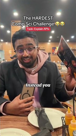 He explained about API in Real life 😂😅 #api #nodejs #javascript #programming