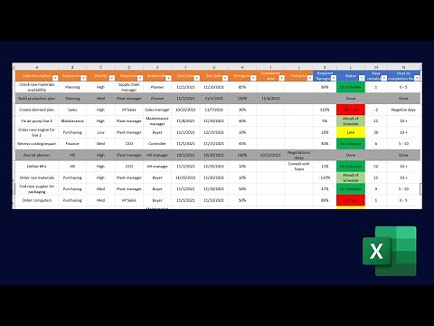 Task Management Template for Excel
