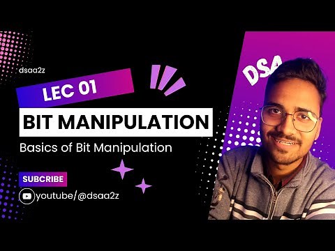 L01 Basics of Bit Manipulation