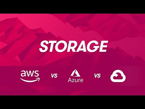 Cloud Provider Comparisons: AWS vs Azure vs GCP - Storage