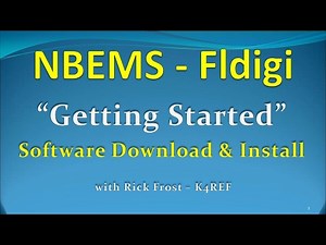 1-"Getting Started with Fldigi/NBEMS"