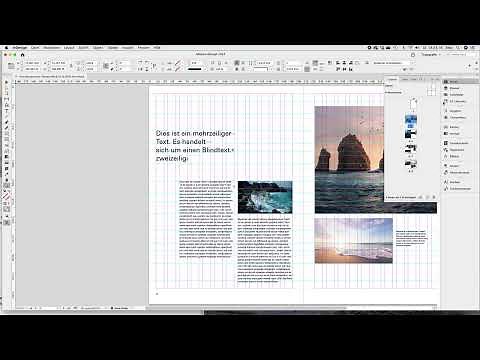 Indesign: Gestaltungsraster anlegen