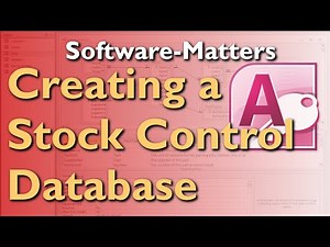 How to Create a Stock Management Database in MS Access (NO MUSIC VERSION) - with Free Download