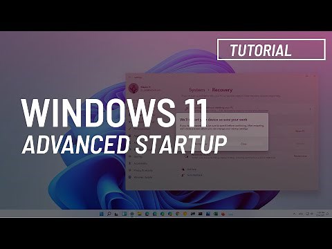 Windows 11: Five ways to open Advanced Startup options
