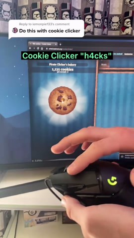 Cookie clicker tricks with JavaScript