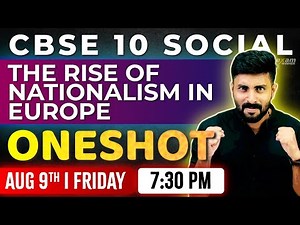 Cbse 10 History | The Rise Of Nationalism In Europe | Full Chapter | Exam Winner Cbse