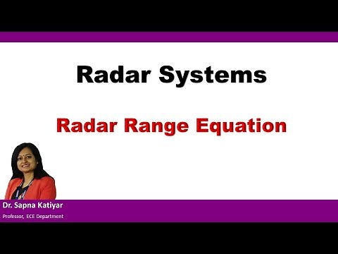 Radar Systems - Radar Range Equation