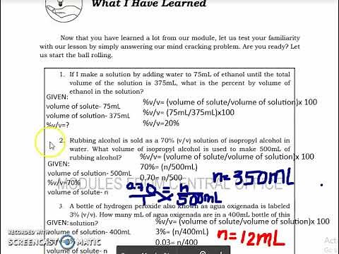 SCIENCE 7 MODULE 5: QUANTITY REALLY MATTERS ANSWER KEY PART 2