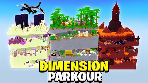 Dimension Parkour - Minecraft Map