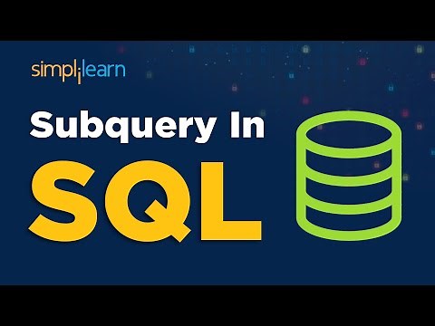 Subquery In SQL | SQL Subquery Tutorial With Examples | SQL Tutorial | Simplilearn