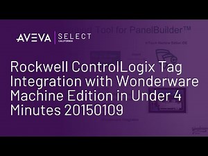 Rockwell ControlLogix Tag Integration with Wonderware Machine Edition in Under 4 Minutes 20150109