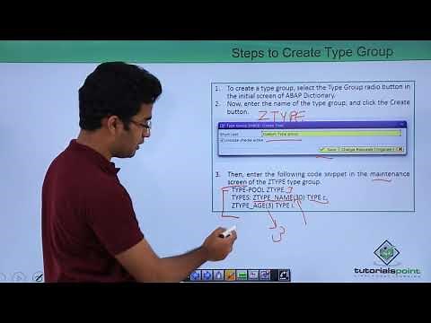 SAP ABAP - Type group