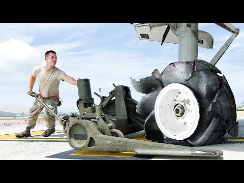 The Hypnotic Process of Emergency Aircraft Tires Repair