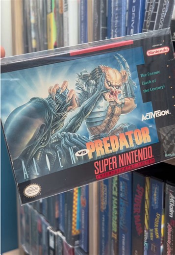 'Alien vs Predator' - Super Nintendo (1993) 👽👹 #retrogaming #nintendo #snes #alien #predator