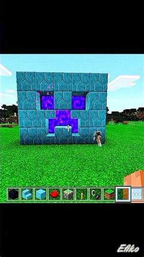 #minecraft easy creeper build hack😱⏪💯