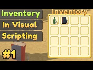 Create Inventory System in Visual Scripting - Part 1 Inventory UI #unity #games #indie