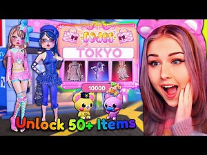 HOW To GET ALL 50+ ITEMS In TOKYO UPDATE w/ Secret LOCATIONS & CODES Gone | ROBLOX Dress to Impress