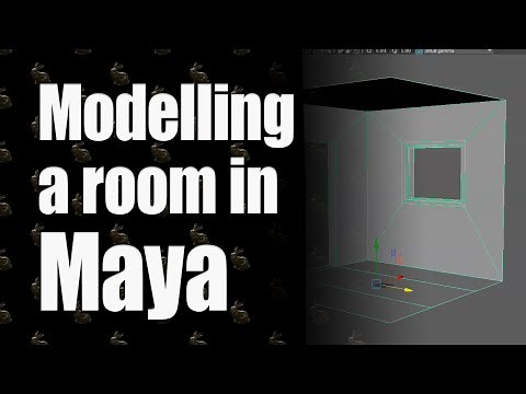 Modelling a basic room inside of Maya