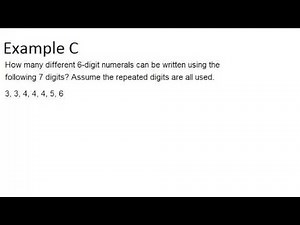 Permutations with Repetitions: Examples (Basic Probability and Statistics Concepts)