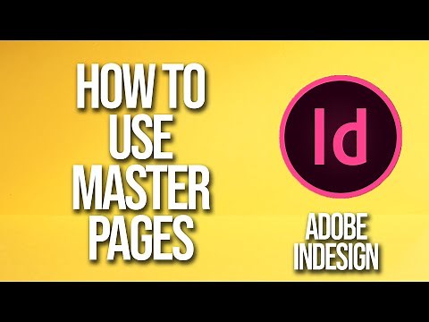 How To Use Master Pages Adobe InDesign Tutorial