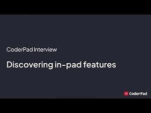 Getting Started with Interview Part 2: Discovering in-pad features