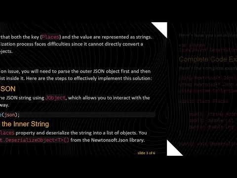 How to Deserialize JSON in .NET Core