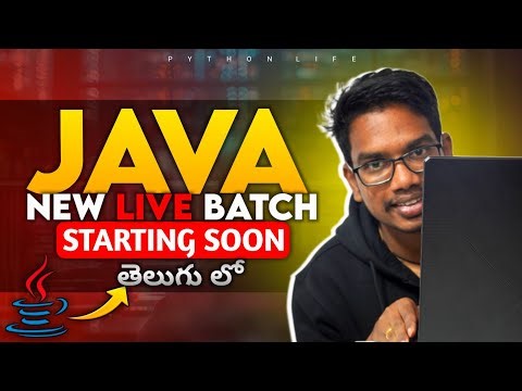 Basic to Advanced Java Programming | Live Online Classes in Telugu