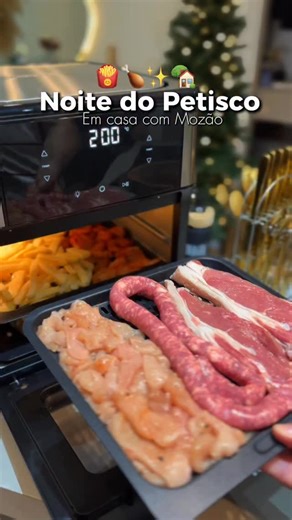 Natana Oliveira on Instagram: "{Receita✨} NOITE DE PETISCOS - Com Mozzi em🏡 - Ahhh AMO fazer noites assim , acho super importante pro casal , ainda mais quando já se tem uns bons anos de casados ou namoro 🥹 Faz aí que tenho certeza que vão amar esses momentos 💕 📍TÁBUA DE PETISCOS : - Contra filé - Iscas de frango - Linguiça fina - Naguets - Batata - Pão de alho - Camarão - Queijo derretido - Refri Itubaina 🌱 Só isso meu povo , precisa nem de muito .. só de disposição e muito amooor pra curt