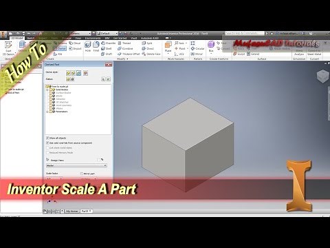 Inventor How To Scale A Part