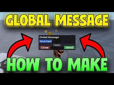 How To Make GLOBAL MESSAGES in Roblox Studio – Easy RemoteEvent Tutorial!
