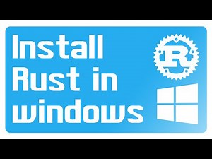 Rust Tutorial - How to install Rust in windows | Rust Language Tutorial