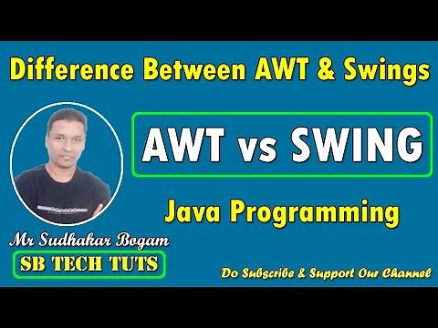 Difference between AWT and SWING in Java | AWT vs SWING | Java Programming
