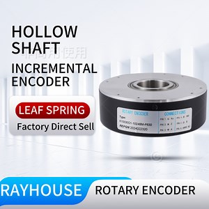 [Hot Item] 100mm Dia 45mm Hollow Shaft Incremental Rotary Motor Encoder 5-30V NPN/PNP Open Collector Push-Pull Output