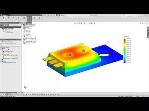 How to Run a Thermal Analysis in SOLIDWORKS Simulation