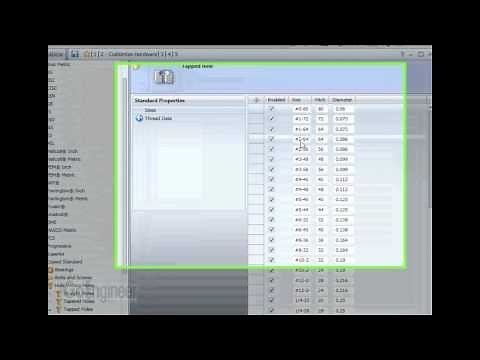 SOLIDWORKS - Hole Wizard