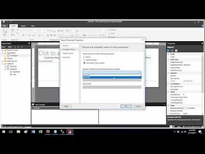 How To Create a Parameter Report in SQL Server Report Builder