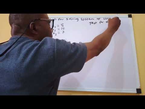 Iterative Methods for Solving System of Linear Equations.