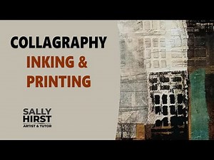 COLLAGRAPHY Inking and Printing a plate on an XCUT