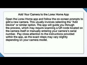 How to Activate Your Lorex Camera – Setup, Pairing & First-Time Installation