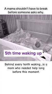 A mama shouldn’t have to break before someone asks why #babysleep #motherhood #sleepcoach